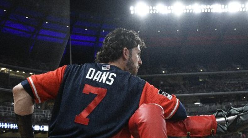 Braves shortstop Dansby Swanson has been better since returning to the bright lights of the big leagues. (AP Photo John Amis).