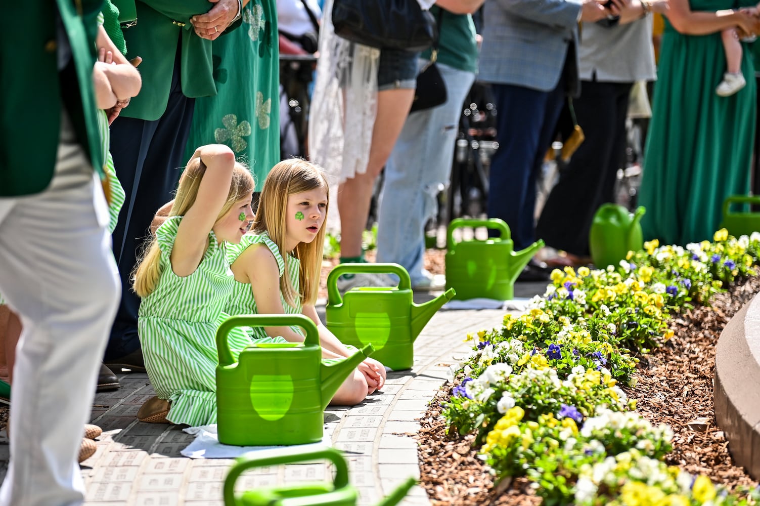 Greening of Forsyth Park Fountain