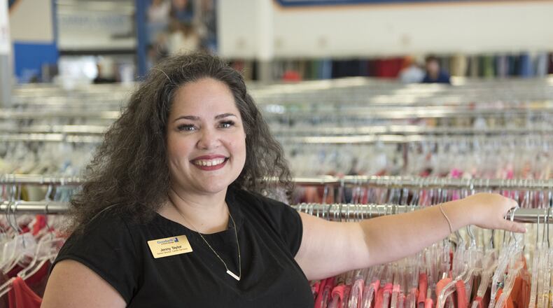 March 30, 2017, Oakwood - Jenny Taylor, Senior Director of Career Services, poses for a portrait at the Goodwill of North Georgia in Oakwood, Georgia, on Thursday, March 30, 2017. The Goodwill of North Georgia’s career center offers training to many individuals who have a desire to work and are looking for a job in order to continue to receive food stamps. (DAVID BARNES / DAVID.BARNES@AJC.COM)