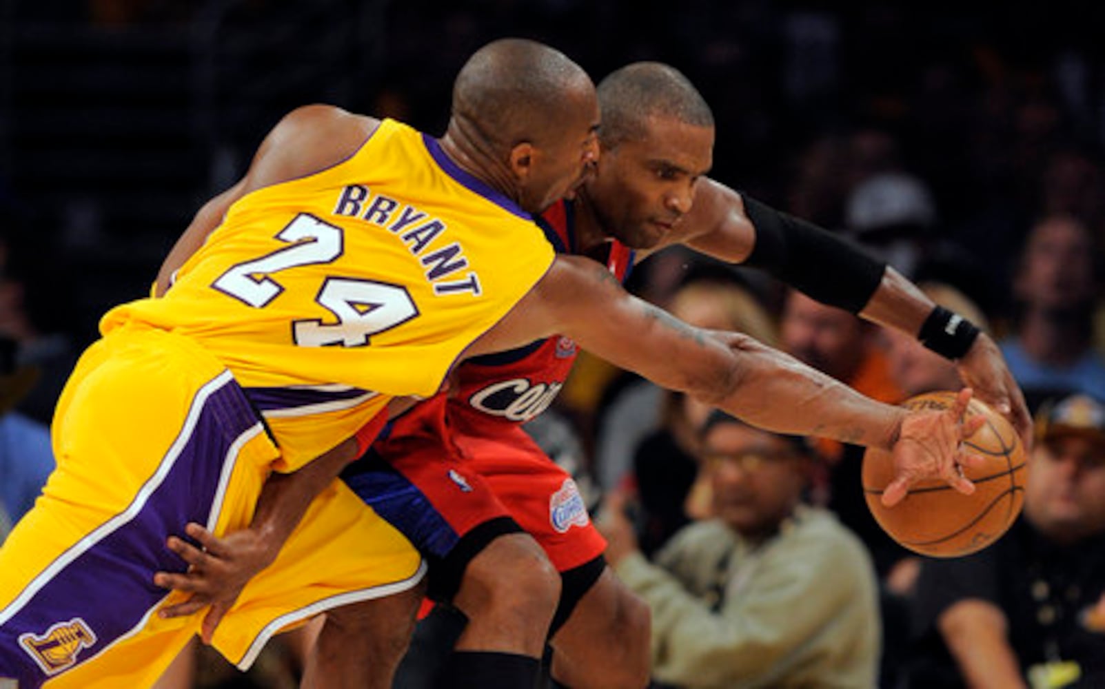 Celebrities watch Los Angeles Lakers vs. Clippers