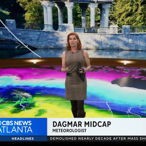 Dagmar Midcap will serve as meteorologist on CBS Atlanta's 5 p.m. newscast. (CBS Atlanta)