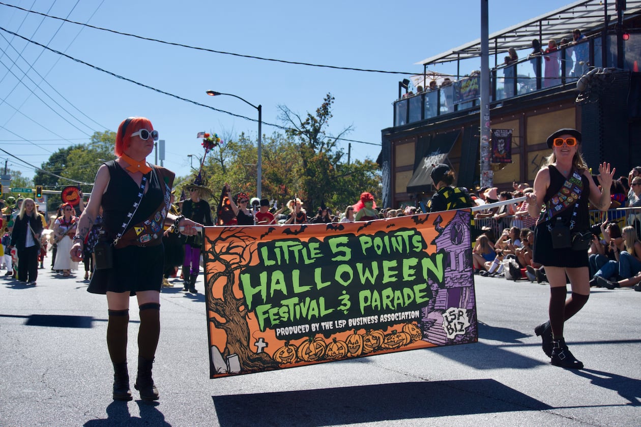 The annual Little Five Points Halloween Festival & Parade, held on Saturday-Sunday, Oct. 18-19, features vendors, music and more as well as a parade at noon Sunday. (Courtesy of Little 5 Points Cultural District/Reid Koski)