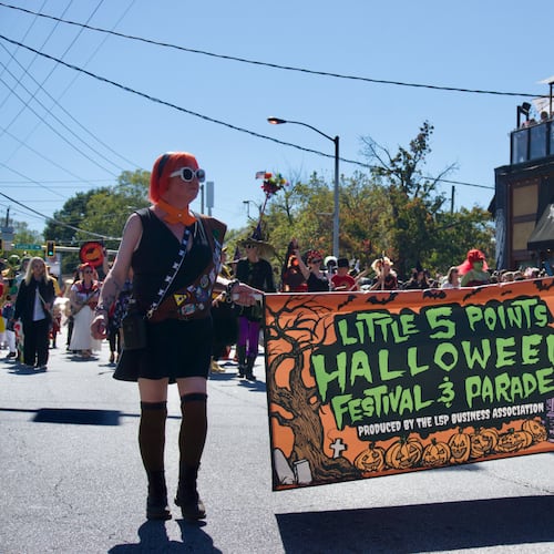 The annual Little Five Points Halloween Festival & Parade, held on Saturday-Sunday, Oct. 18-19, features vendors, music and more as well as a parade at noon Sunday. (Courtesy of Little 5 Points Cultural District/Reid Koski)
