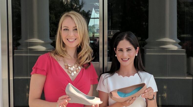 Kim Falkenhayn, left, and Sara Irvani, the president and CEO of metro Atlanta-based Okabashi, participated in a recent White House event on American-made products. Photo courtesy of Okabashi