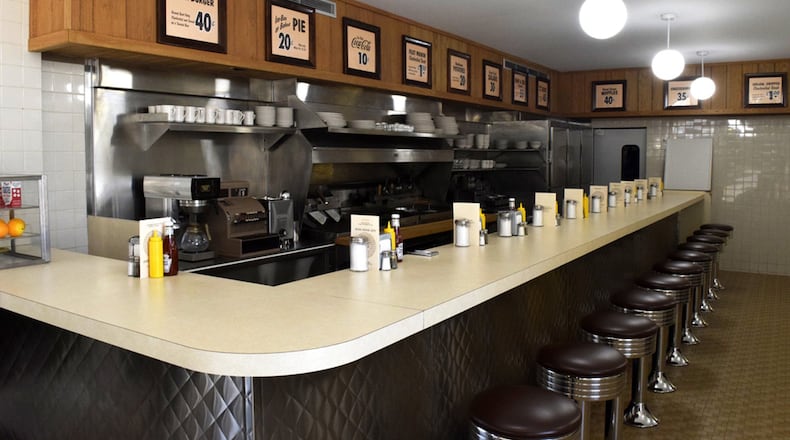 The building that housed the first Waffle House has been restored to look like it did when the restaurant first opened. JANANI P. RAMMOHAN / JANANI.RAMMOHAN@AJC.COM