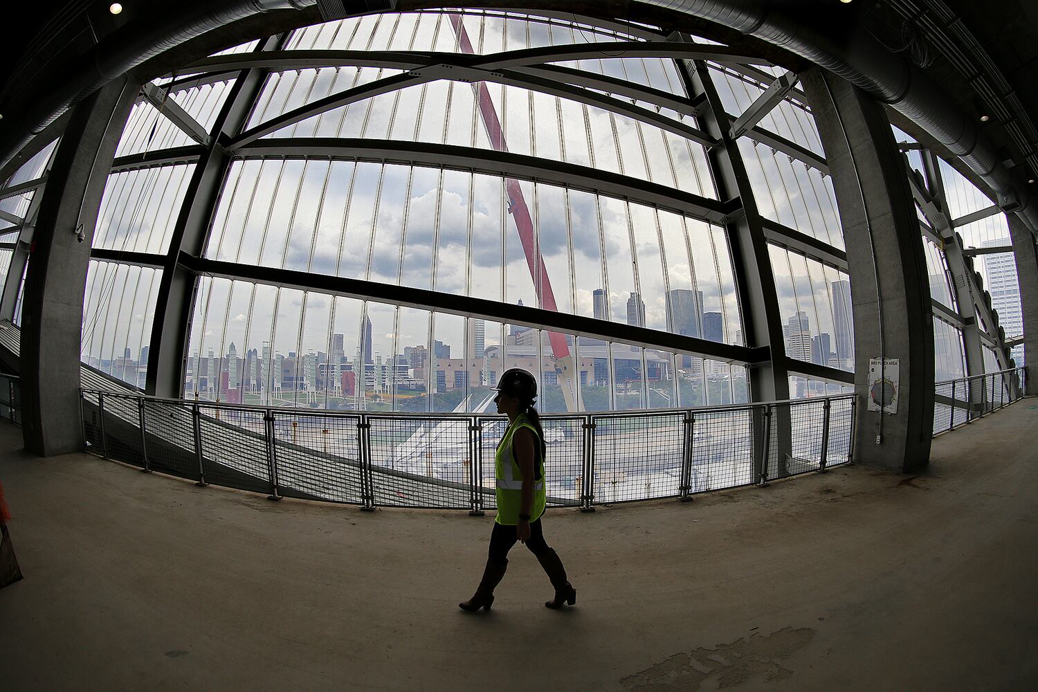 The new Falcons stadium