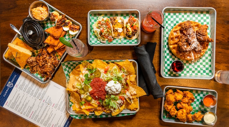 Food from the menu of Fairway Social.