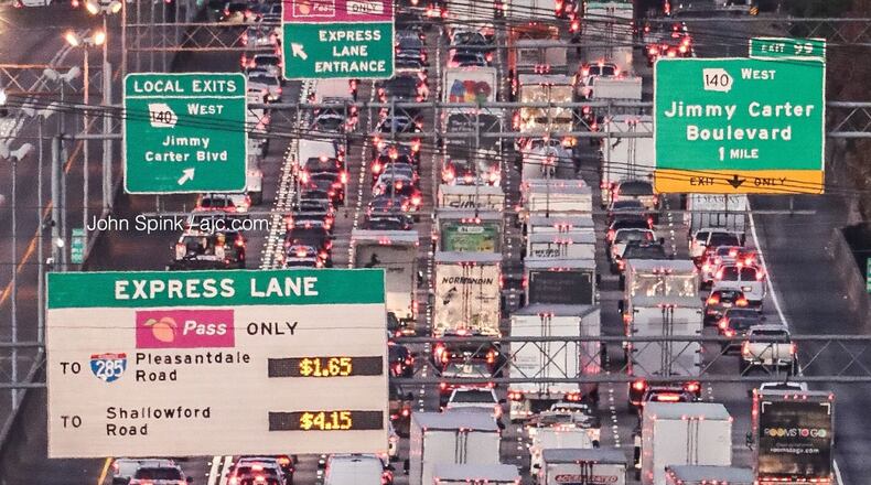 Delays, at times, exceeded four hours Wednesday morning due to a multivehicle crash on I-85 South in Gwinnett County.