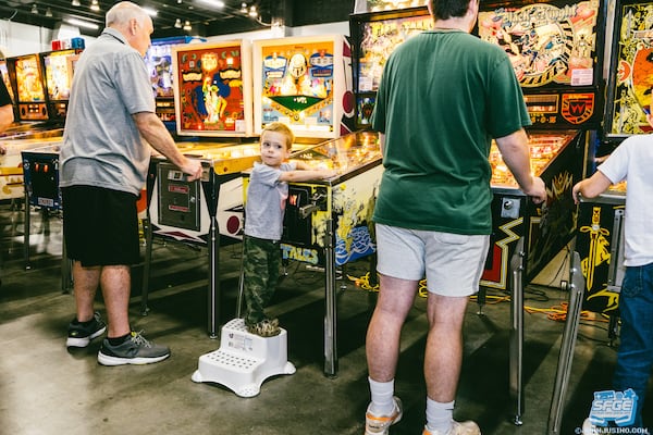The Southern-Fried Gaming Expo will feature hundreds of pinball machines and other arcade games to play for the price of entry at the Marriott Renaissance Waverly, June 20-22, 2025. (Courtesy of Juan Jusino)