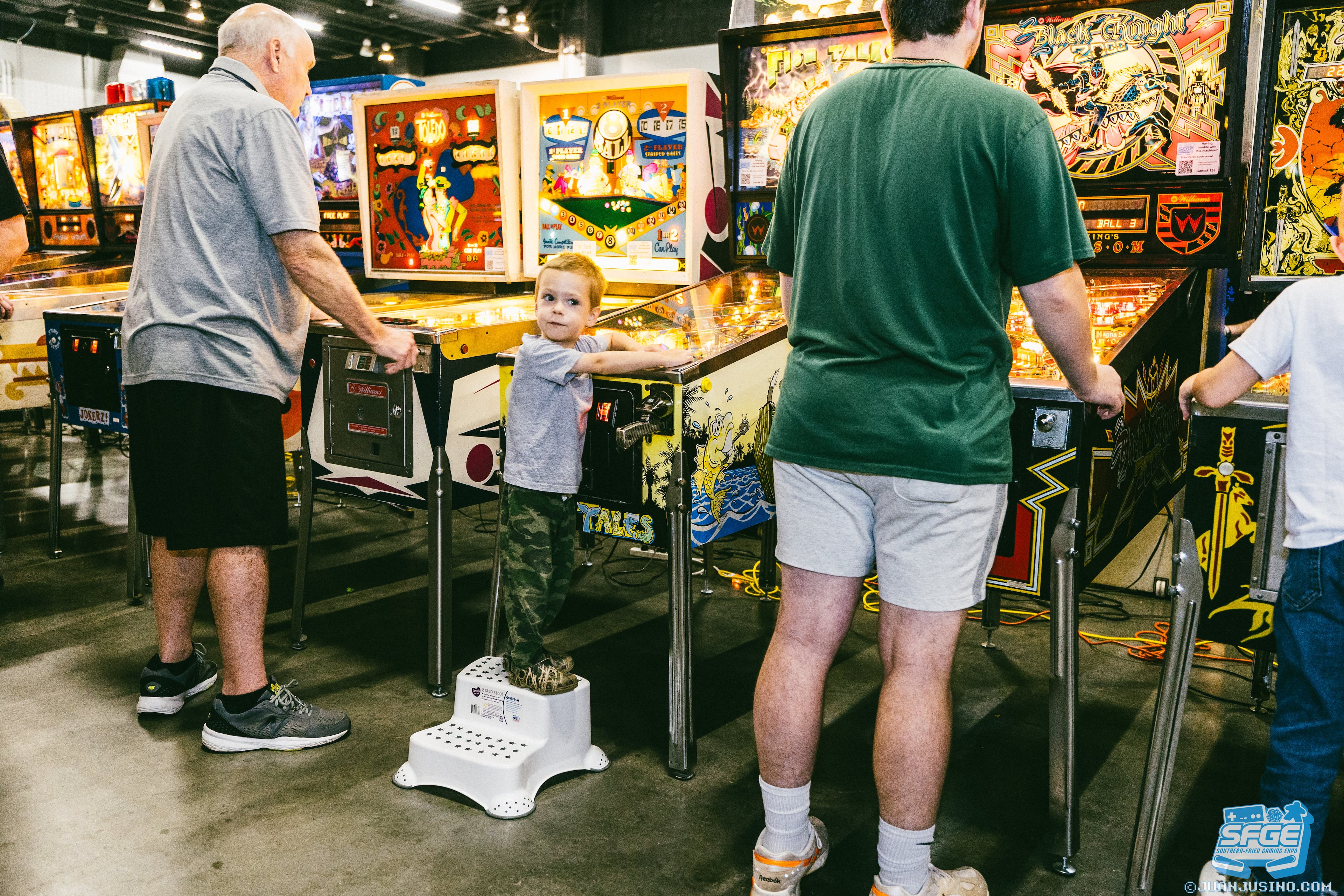 The Southern-Fried Gaming Expo will feature hundreds of pinball machines and other arcade games to play for the price of entry at the Marriott Renaissance Waverly, June 20-22, 2025. (Courtesy of Juan Jusino)