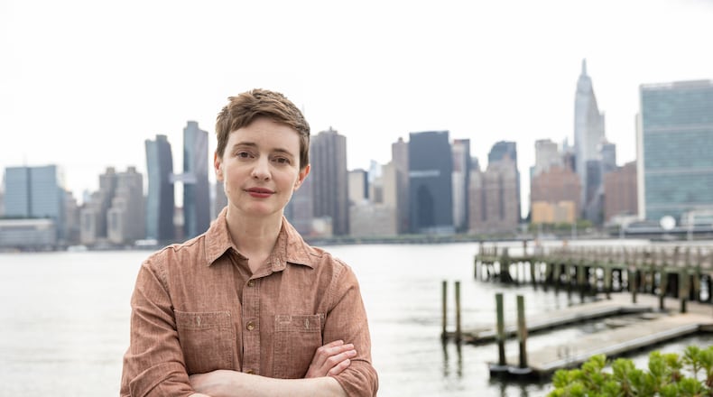 Emily St. John Mandel poses for a portrait on Monday, Aug. 31, 2026, in New York. (Photo by Matt Licari/Invision/AP)