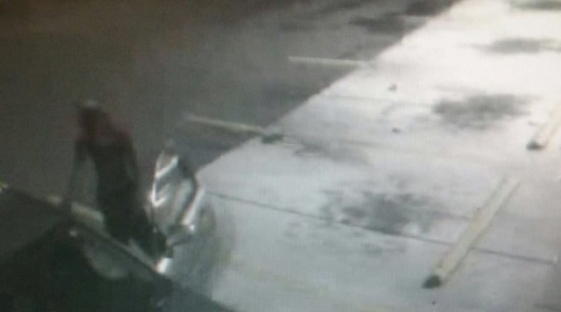 A surveillance photo from a Waffle House in Union City shows a man that is believed to be involved in the theft of a worker's car. (Credit: Channel 2 Action News)