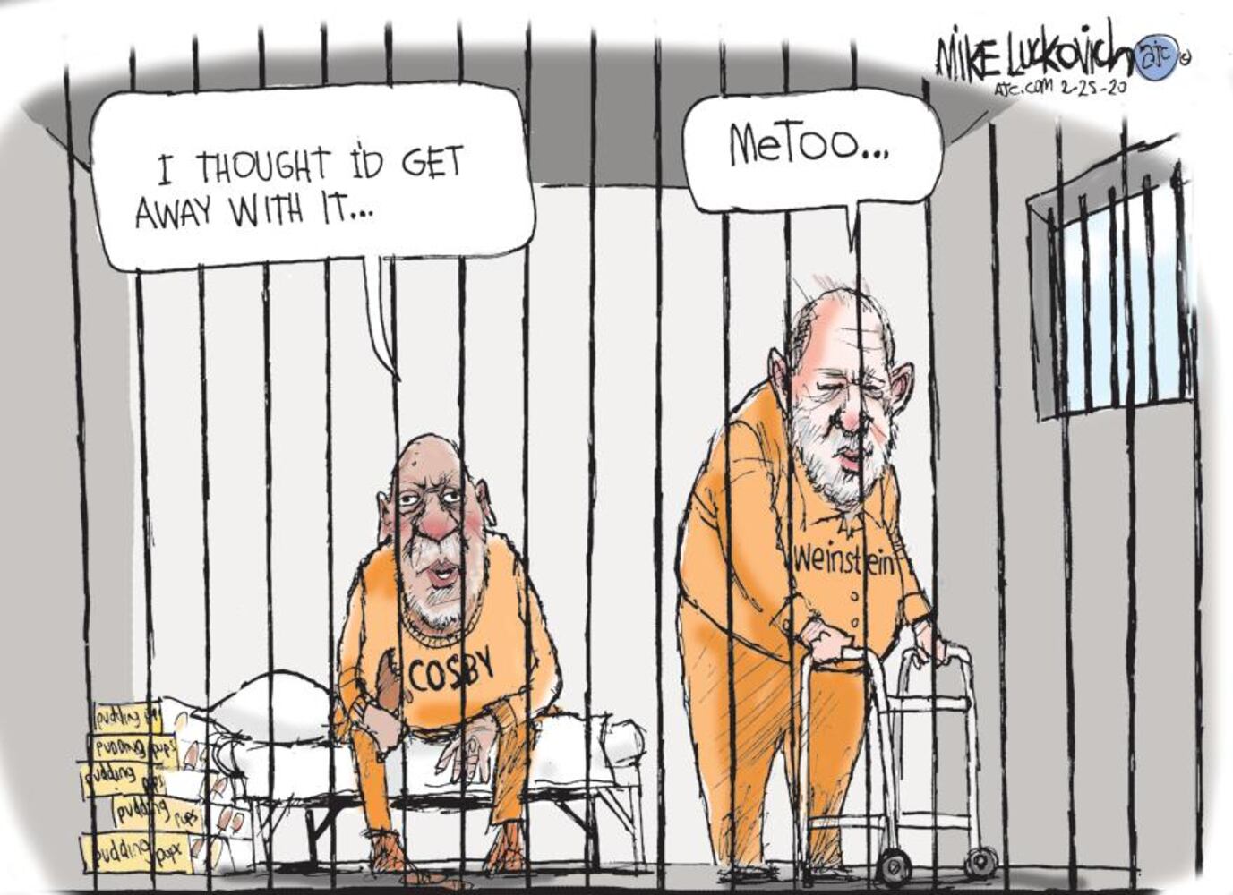 Mike Luckovich shares his Round File for February 2020