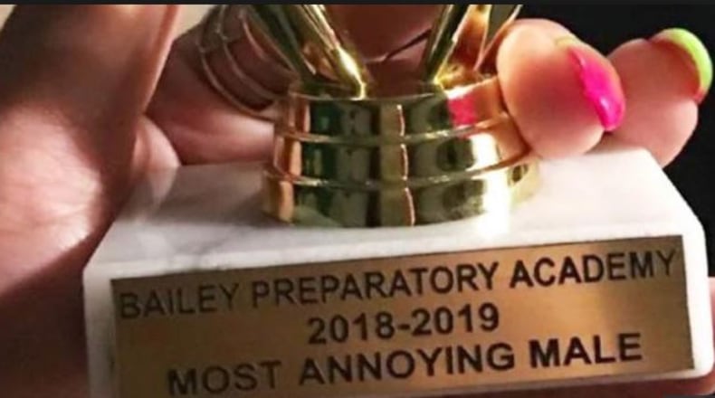 An 11-year boy in Indiana won an award last week that shocked his parents. The child won “most annoying male.” His angry parents told reporters their son is non-verbal autistic and sometimes  rocks back and forth, or shakes.