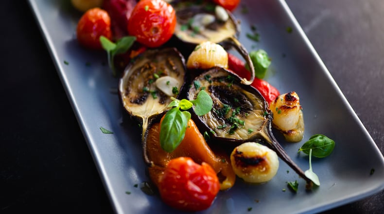 Escalivada - roasted vegetables - from the menu of Casa Robles.