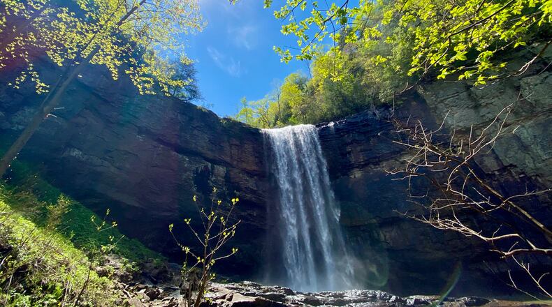 The Lula Lake Waterfall is on private property and open to the public twice a month who pay a $15 fee to hike to the 120-foot free falling waterfall.
Courtesy of the Lula Lake Organization.
