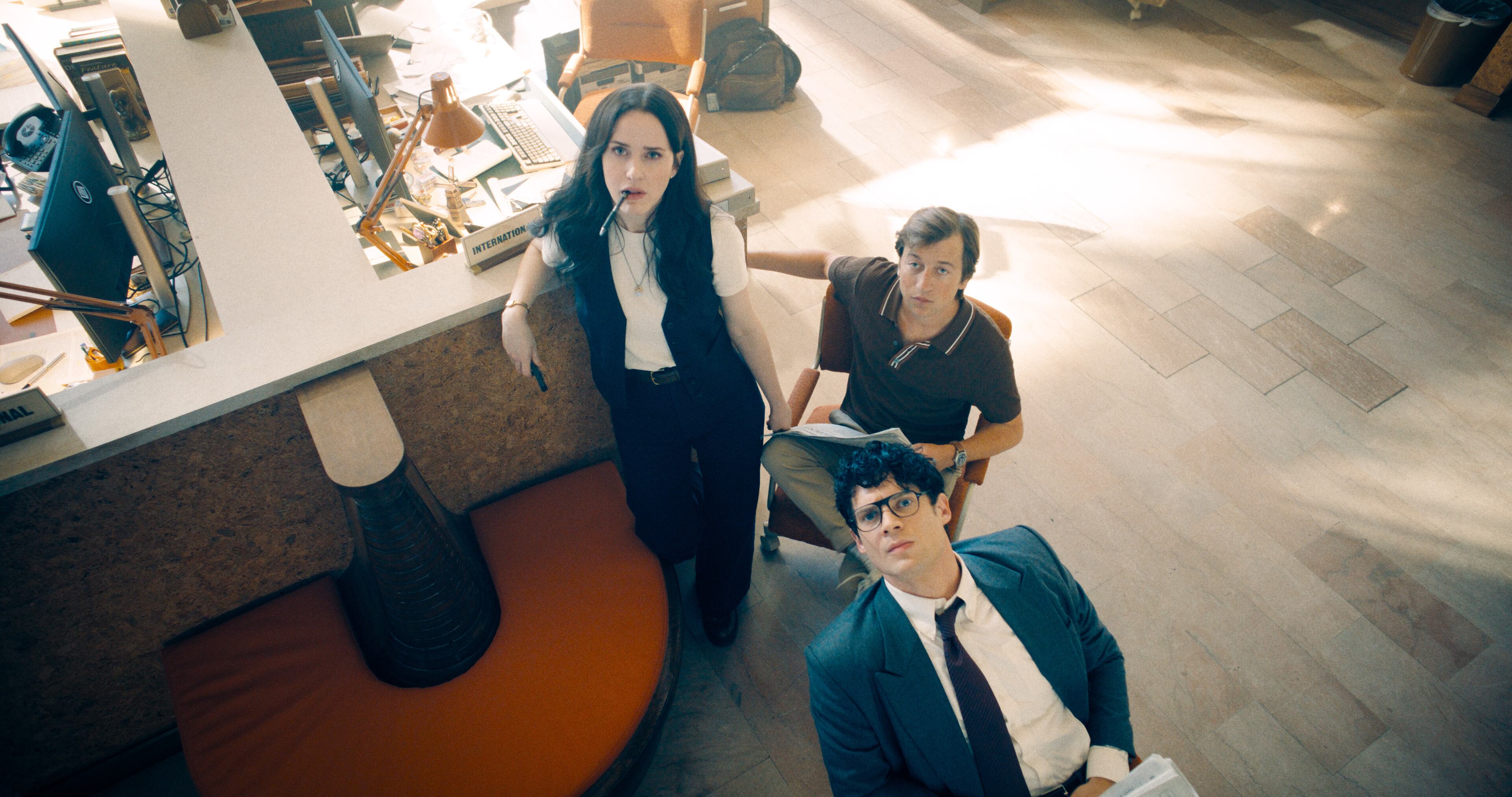 The interior of The Daily Planet newsroom in "Superman" was filmed at Terminal Station in Macon. In an interview with the AJC ahead of the film’s release, director James Gunn said he wants to shoot more DC projects in the state. (DC Studios)