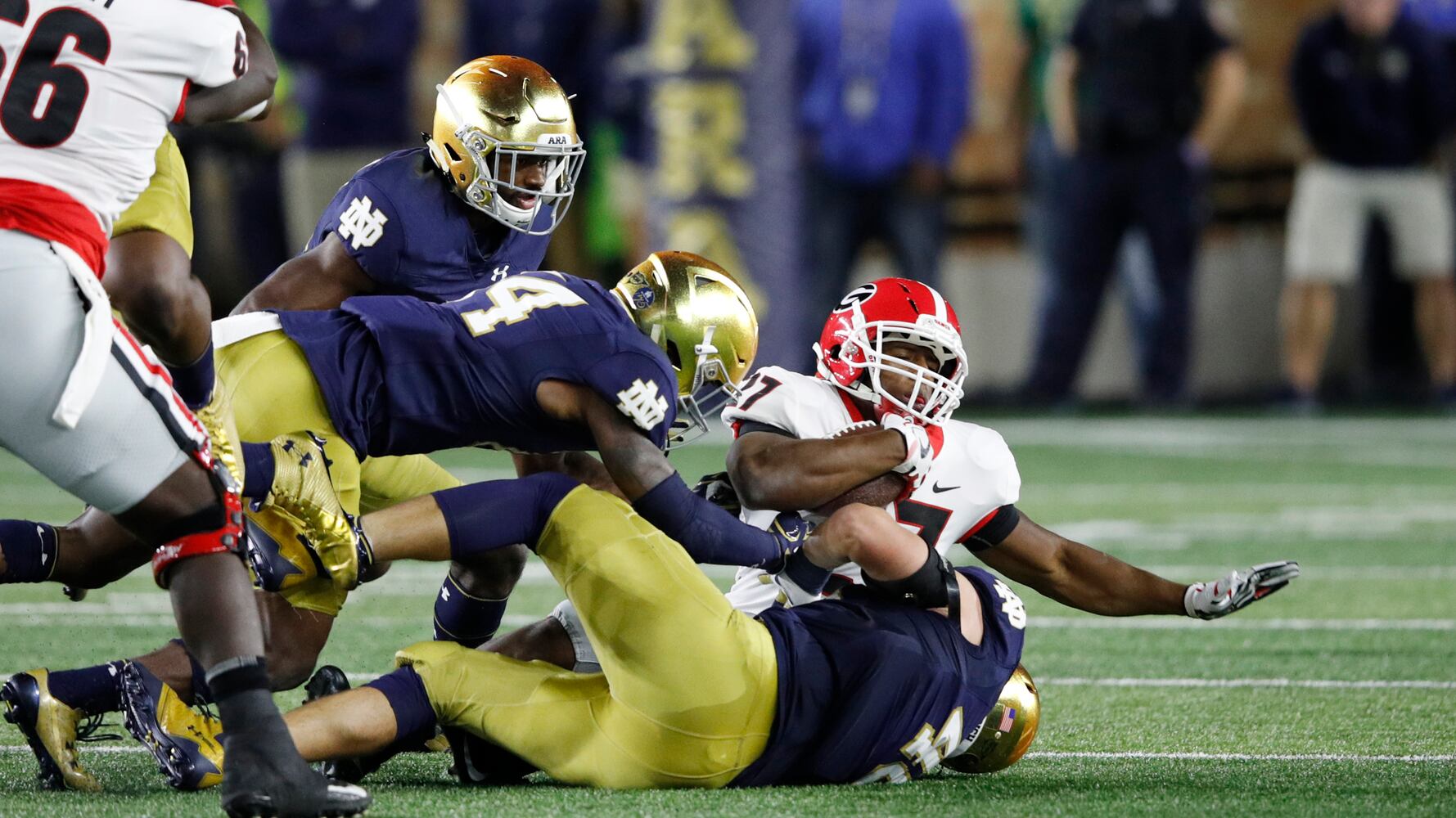 Sept. 9, 2017: Georgia @ Notre Dame