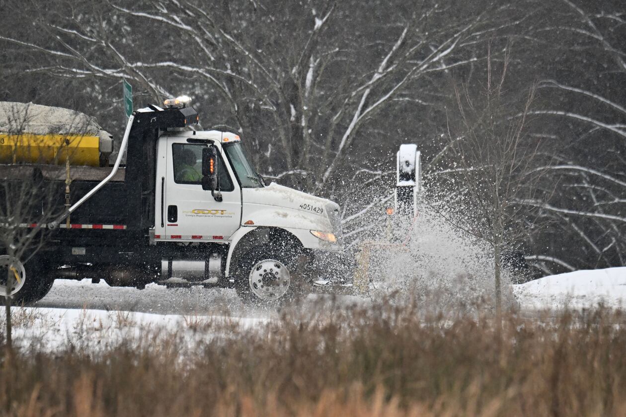 Georgia Department of Transportation crews will begin treating roads in the early-morning hours Saturday.