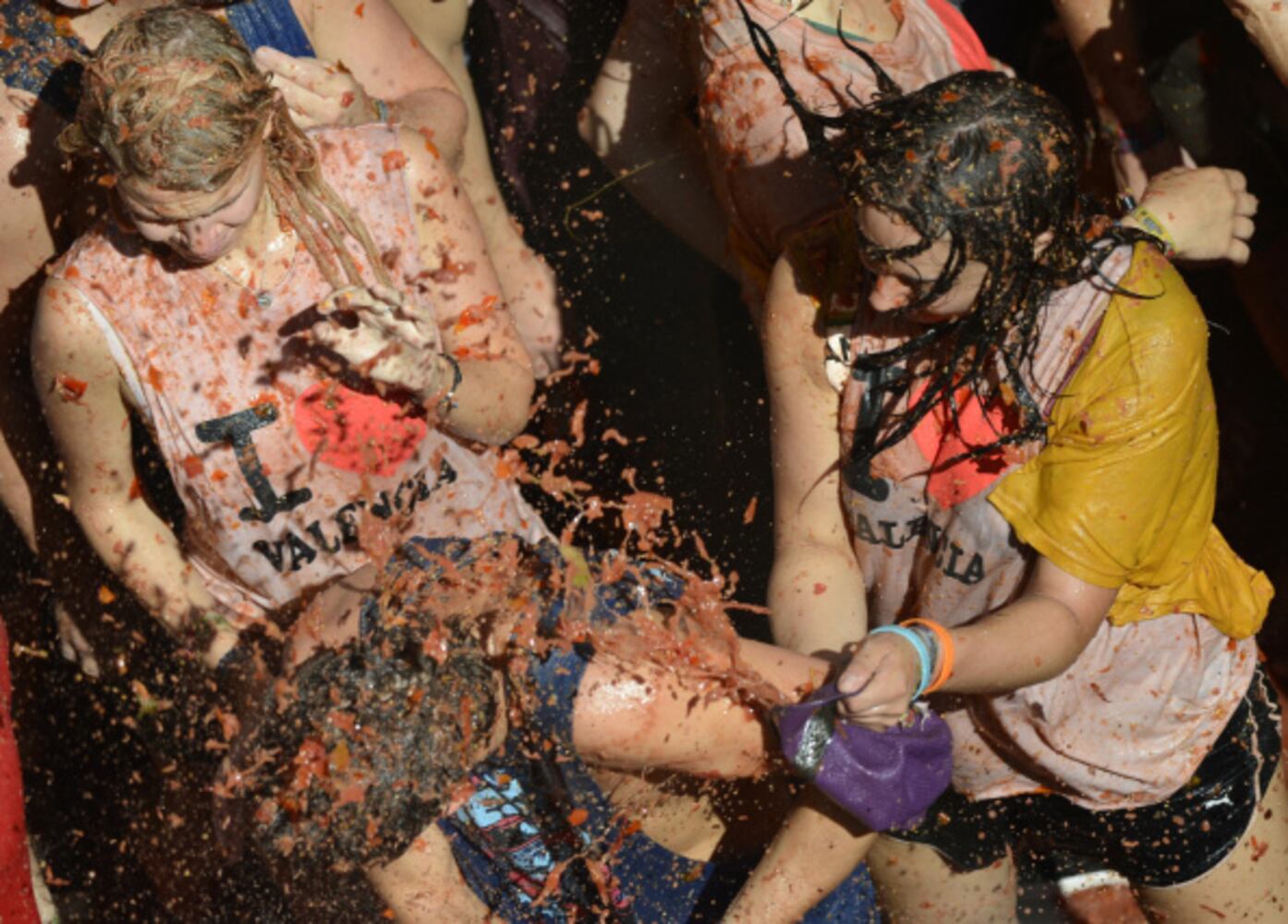 La Tomatina Festival 2014 in Spain
