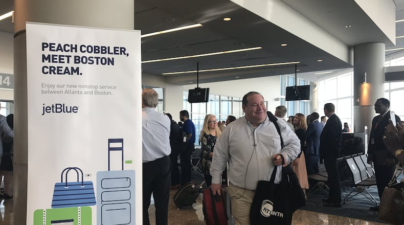 JetBlue launched service between Atlanta and Boston on Thursday. Kelly Yamanouchi/AJC
