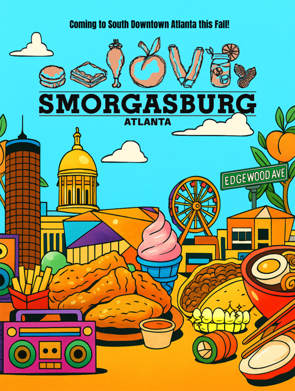 Smorgasburg Atlanta will open in the South Downtown development in October 2024. (Courtesy of Smorgasburg)