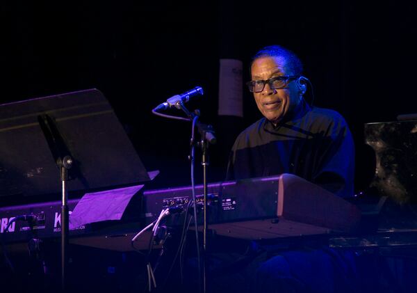 Herbie Hancock, shown performing at the Atlanta Jazz Festival in 2022, comes to Symphony Hall on May 5. (Akili-Casundria Ramsess for the AJC)