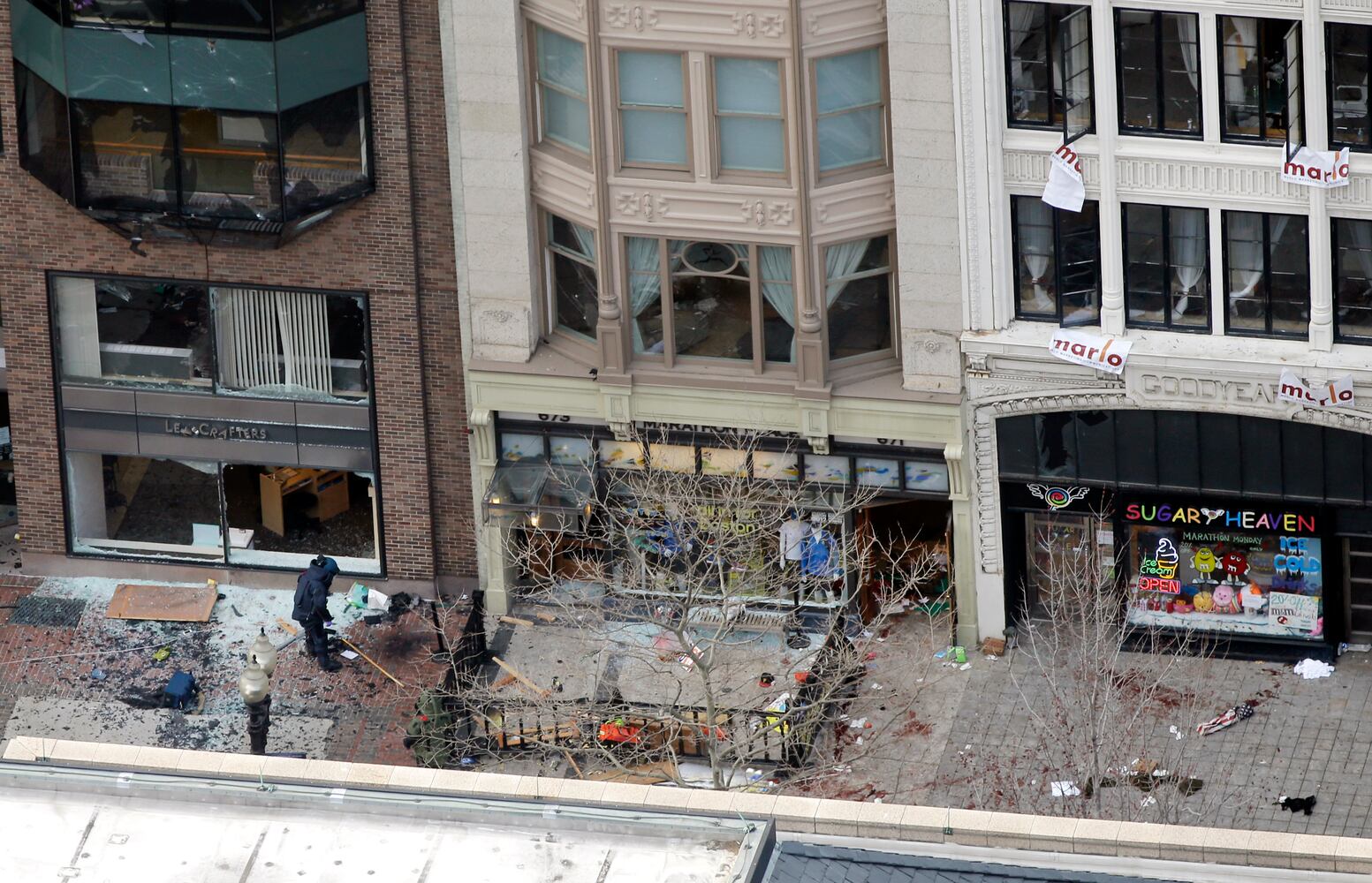 April 15, 2013: Two explosions at Boston Marathon finish line