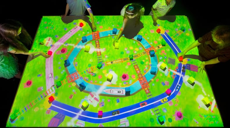 This art exhibit encourages kids to interact and participate in the artistic process.CONTRIBUTED by teamLab, a Japanese company specializing in digital art.