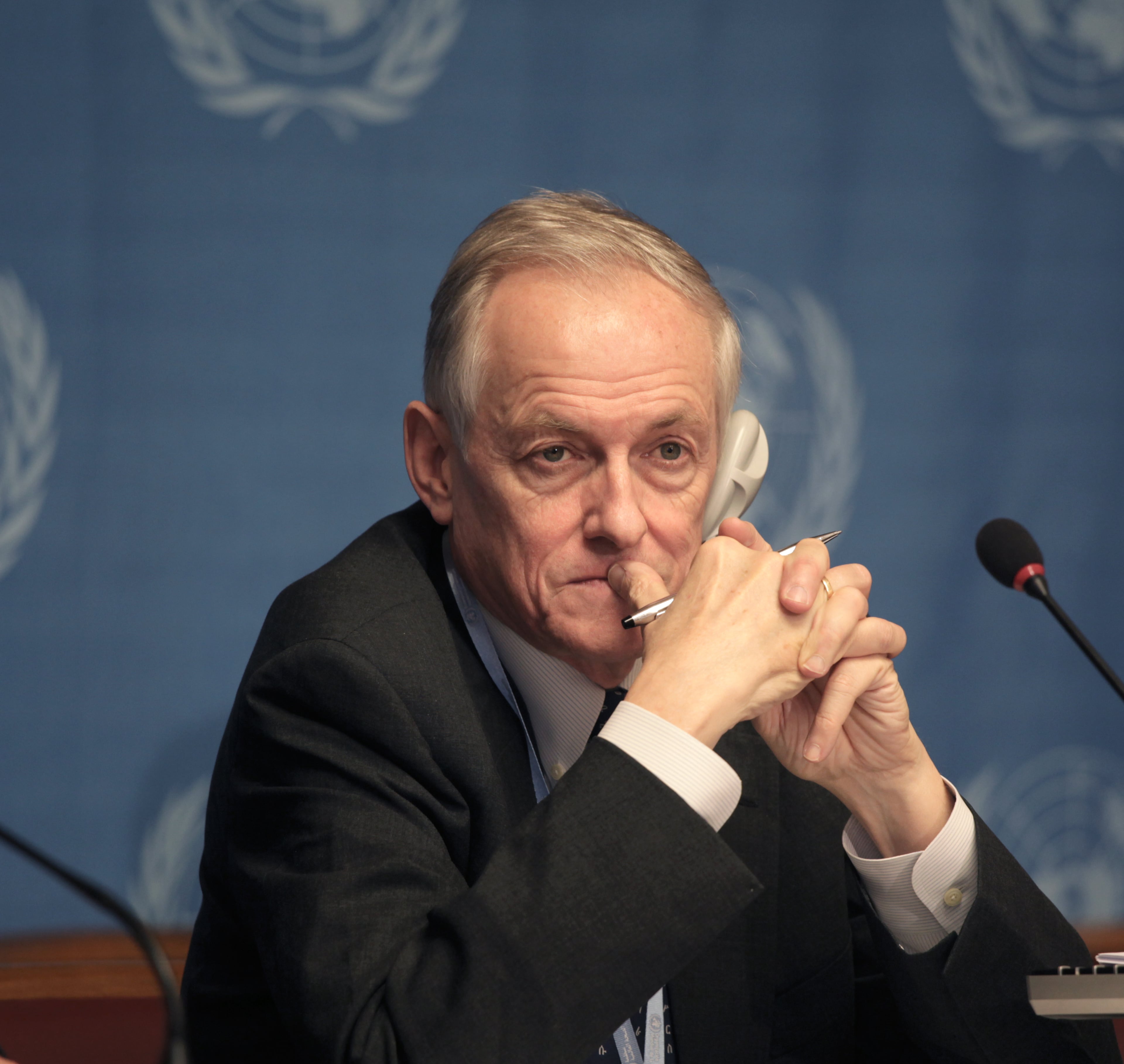 Dr. Kevin DeCock, former director of the HIV program at WHO and founding director of the Center for Global Health at the CDC. (Courtesy of United States Mission Geneva)