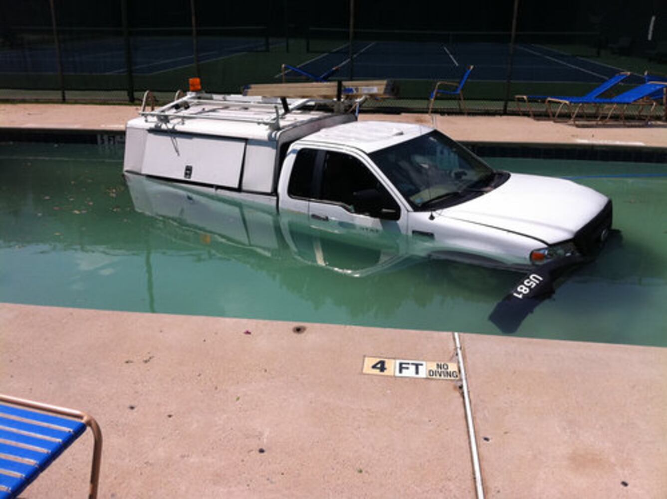 AT&T truck rolls into Johns Creek pool