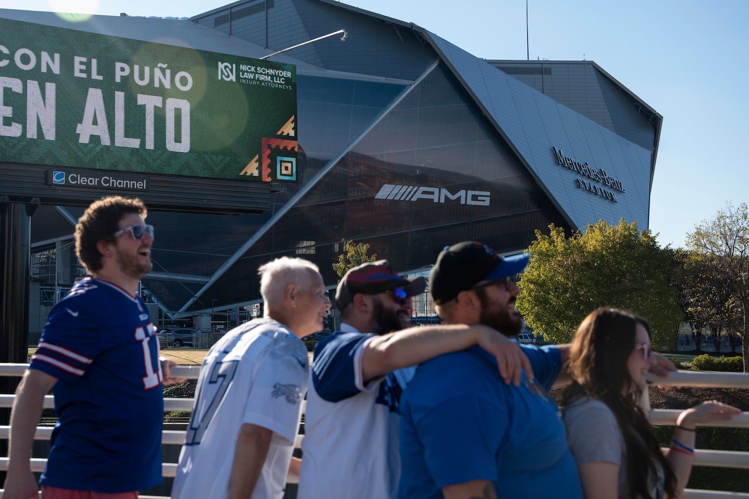 Photos of Bills fans tailgating before Falcons game 10/13/25