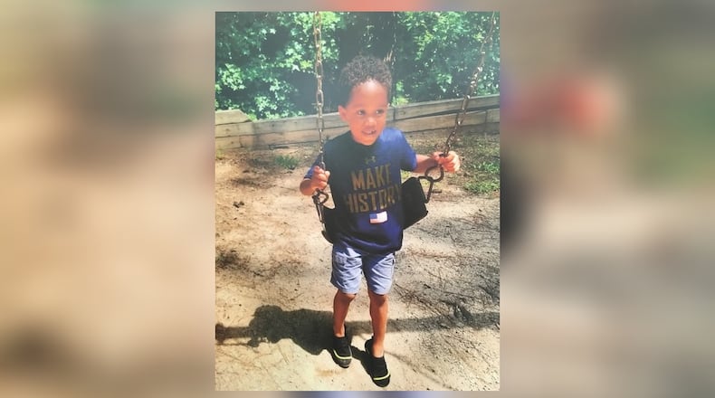 Benjamin "Kamau" Hosch III , 5, drowned at Cochran Mill Nature Center Friday. (Family photo via press conference)
