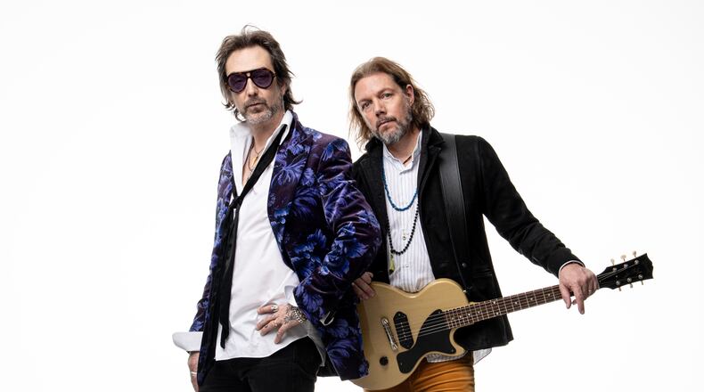 Chris (left) and Rich Robinson of the Black Crowes return to Atlanta on April 3 to rock the Fox Theatre behind their new album "Happiness Bastards."
(Courtesy of Ross Halfin)