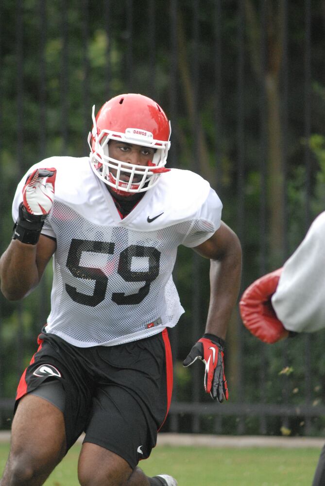UGA practice, August 8