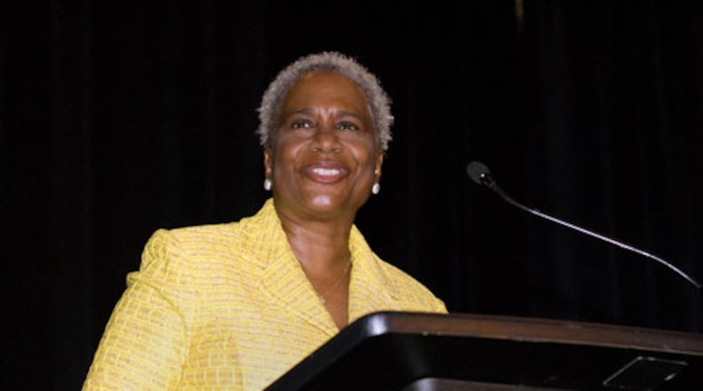 WSB-TV news anchor Monica Pearson, a breast cancer survivor and mistress of ceremonies for the event, told the 400 attendees, "Nurses are the heartbeat of health care."