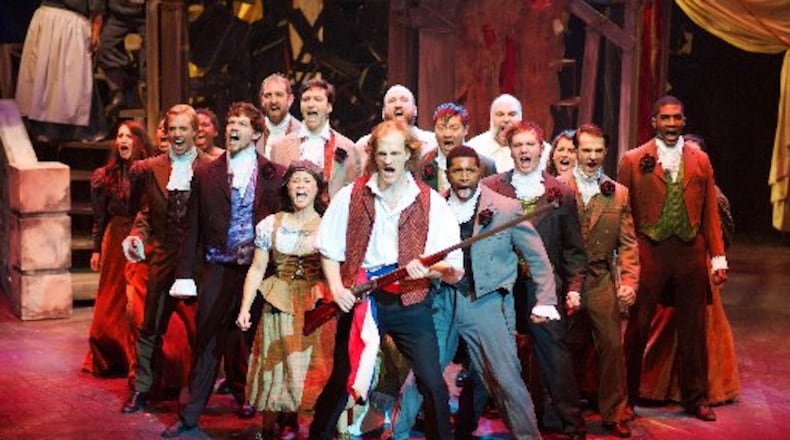 The 2013 company of Aurora Theatre's "Les Misérables, " which won five Suzi Bass Awards and is being remounted in early 2015. CONTRIBUTED BY CHRIS BARTELSKI