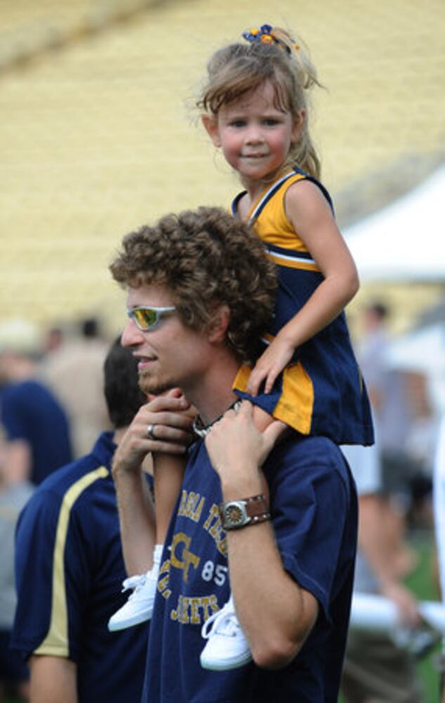 Georgia Tech football fan day