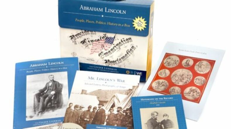 Mobile Wi-Fi hotspots are part of the Library of Things by the Sequoyah Regional Library System such as the Abraham Lincoln Kit pictured here. Now library users can borrow mobile Wi-Fi hotspots for free. (Courtesy of Sequoyah Regional Library System)