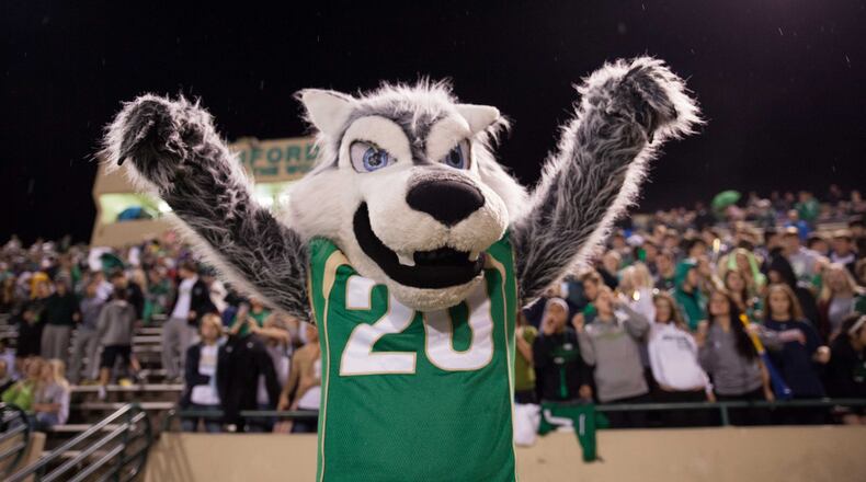 The Buford Wolves mascot. BRANDEN CAMP/SPECIAL