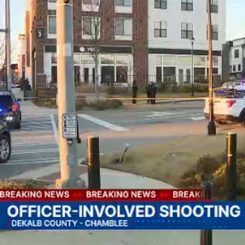 The GBI was requested to assist in a shooting investigation involving a Chamblee police officer Thursday afternoon. (Channel 2 Action News)