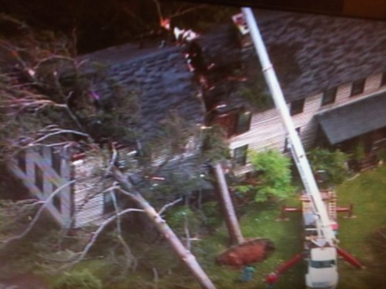 Destruction in Ringgold, Rome