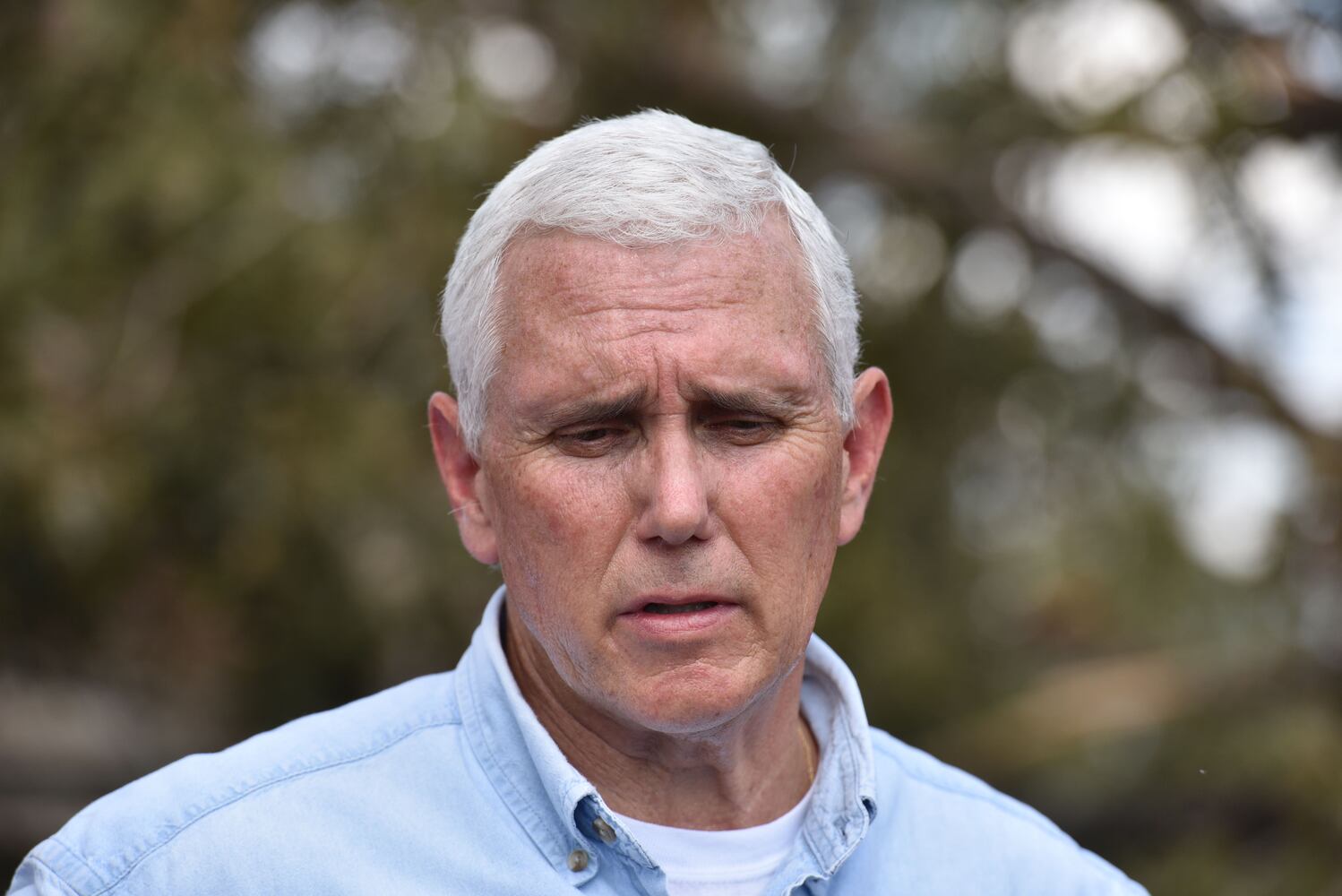 Pence visits storm ravaged Georgia