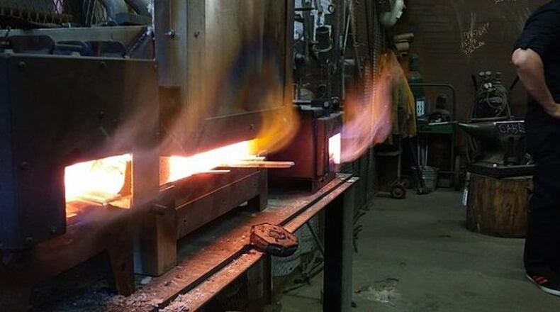 The Goat N Hammer offers hands-on instruction in blacksmithing, bladesmithing and knife grinding in Atlanta.