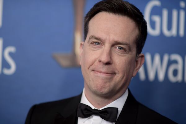 Ed Helms attends the 2019 Writers Guild Awards at the Beverly Hilton Hotel, Beverly Hill, California. (Richard Shotwell/Invision/AP)