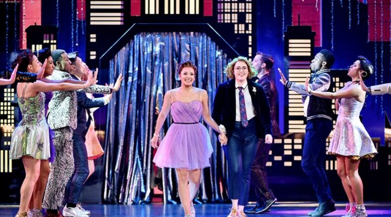 Isabelle McCalla, Caitlin Kinnunen, and The cast of The Prom perform onstage during the 2019 Tony Awards at Radio City Music Hall on June 9, 2019 in New York City. (Photo by Theo Wargo/Getty Images for Tony Awards Productions)