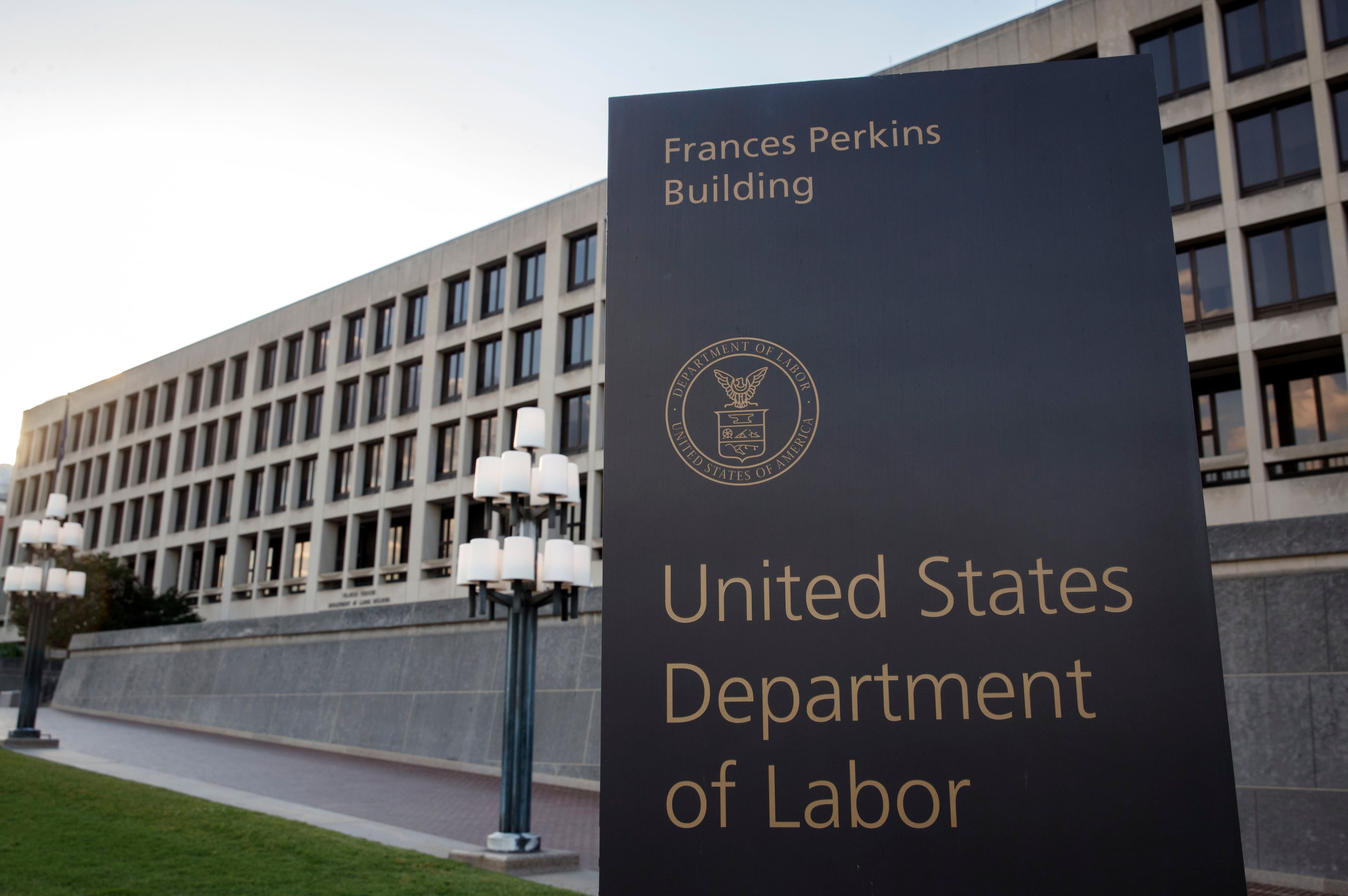 The headquarters of the U.S. Department of Labor in Washington. (Ting Shen/The New York Times)