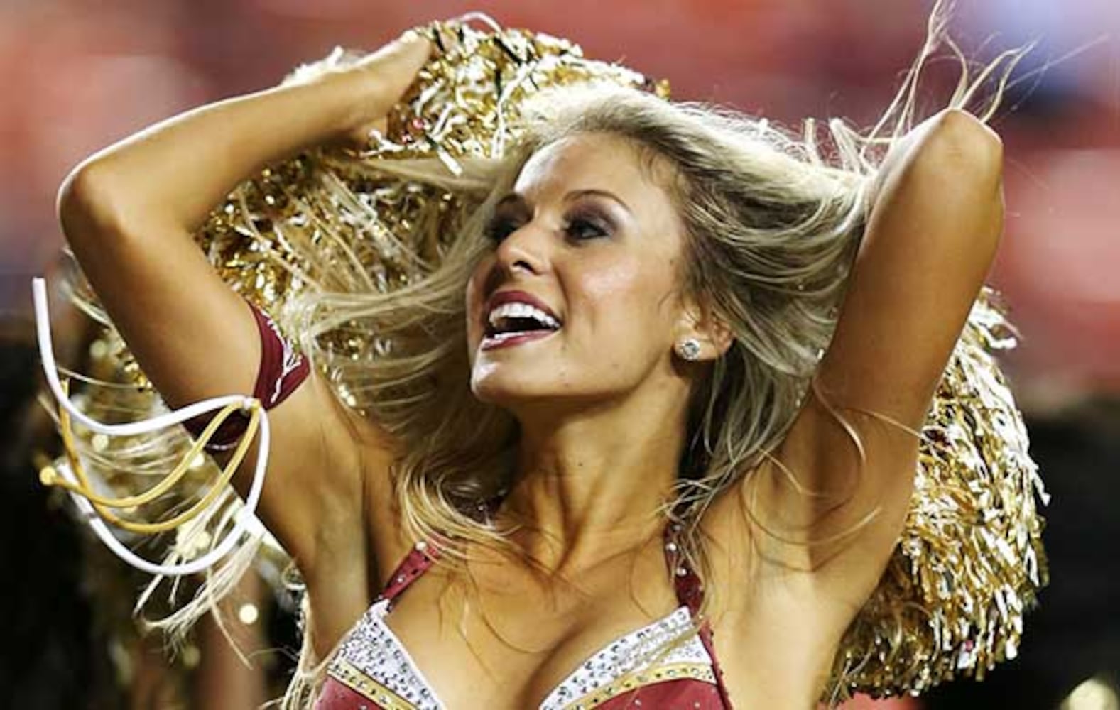 NFL cheerleaders in the preseason