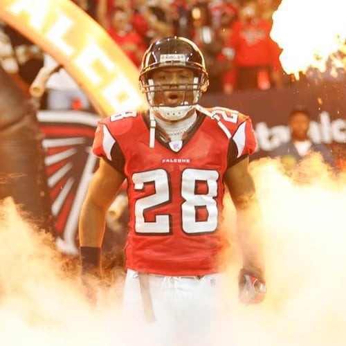 The Pro Football Hall of Fame announced its initial list of candidates for the Class of 2026, and Warrick Dunn was among the 128 players. (AJC file photo)