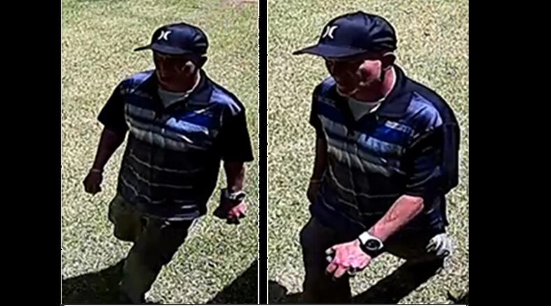 Gwinnett County police are looking for a suspect who attempted to break into a Lawrenceville church